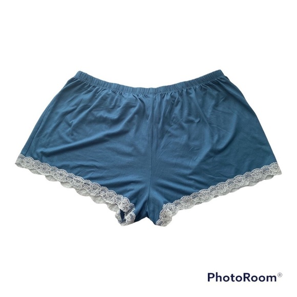 SOFT LACE BLUE SHORTS SIZE XL - Picture 5 of 5